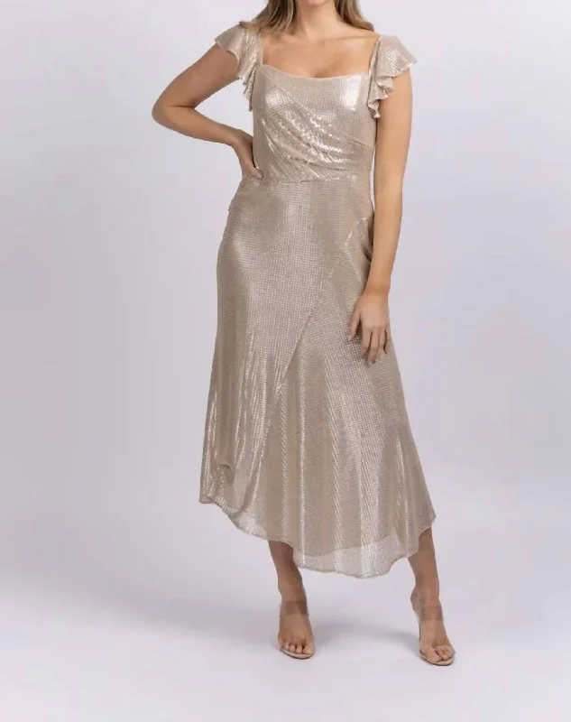 Tessa Dress In Silver