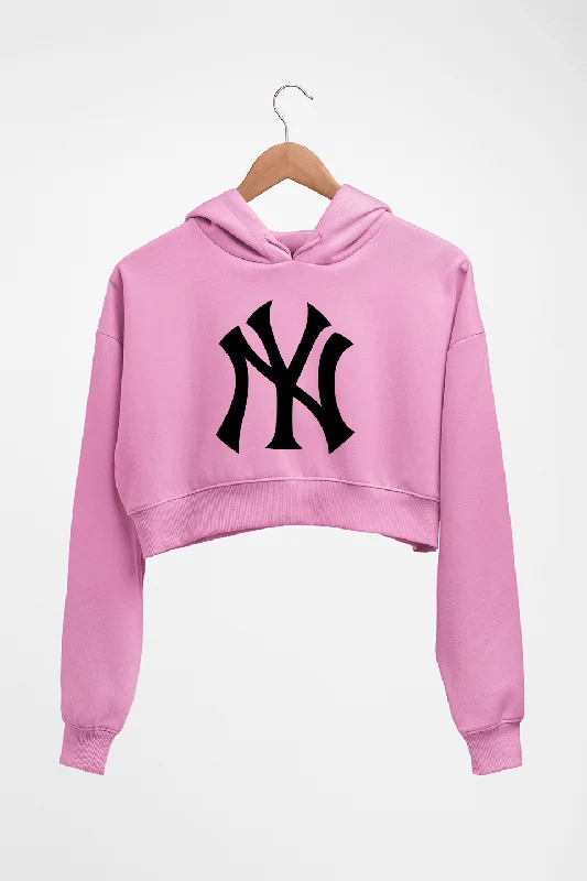 New York Yankees Crop HOODIE FOR WOMEN