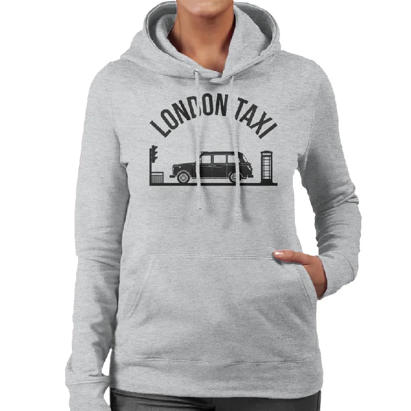 London Taxi Company TX4 At Traffic Lights Women's Hooded Sweatshirt