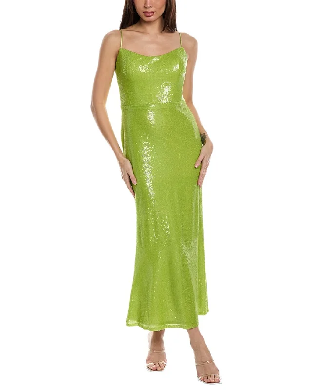 Rene Ruiz Sequin Column Dress