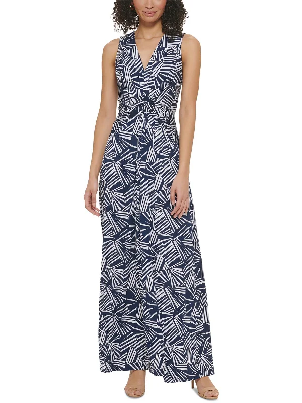 Womens Jersey Printed Maxi Dress