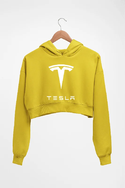 Tesla Crop HOODIE FOR WOMEN