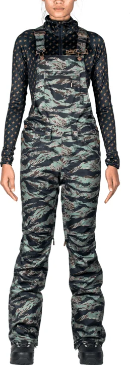 L1 Loretta Bib Overall Snowboard Pants Women's Tiger Camo 2021